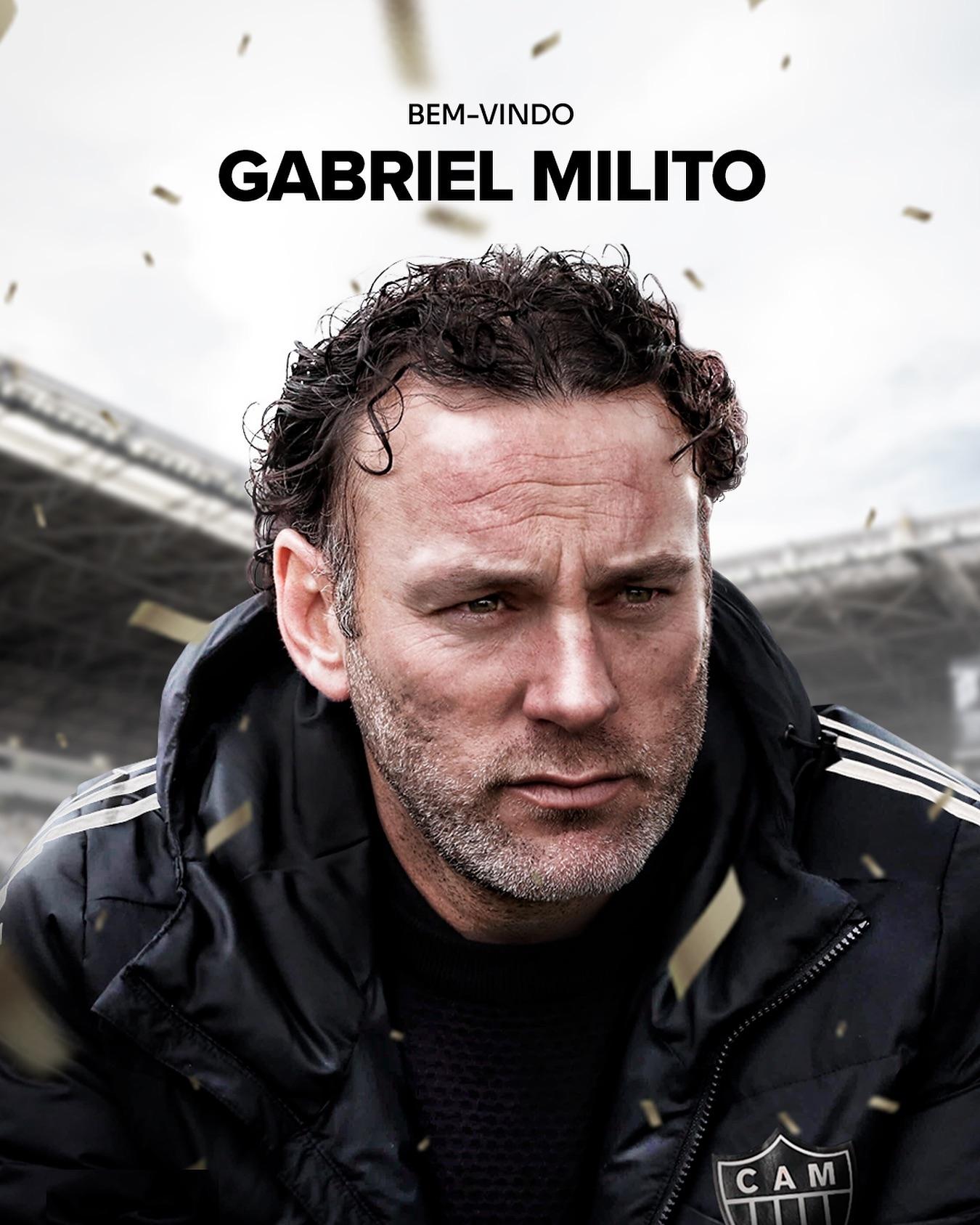 官方：巴西球队米涅罗竞技宣布新主帅加布里埃尔-米利托上任