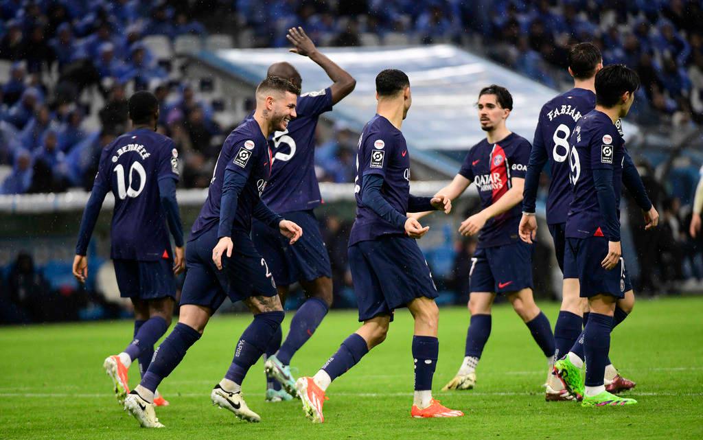 法甲-姆巴佩出场65分钟贝拉尔多染红 巴黎2-0马赛(1)