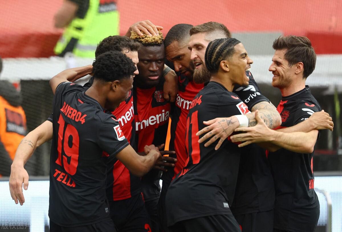 德甲最新积分战报：勒沃库森队史首冠，甩开拜仁16分，弗赖堡险胜(2)